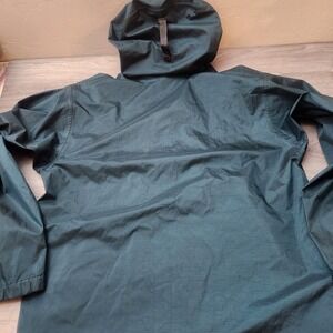 Vintage REI Gore-Tex Hooded Rain Jacket‎ Coat Size L Waterproof Outdoor Green